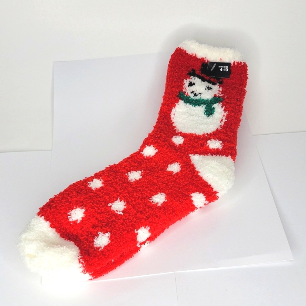 261S571 NWT Christmas Snowman & Snowflake Booties
